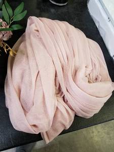 lot 1543 image: Sheer Wedding Table Cloths & Floral Decor