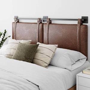 lot 1553 image: Nathan James Harlow Wall Mount Headboard (King Size)