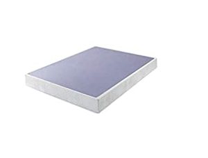 lot 1566 image: Zinus 7.5 Inch Standard Profile Metal Smart Box Spring  Mattress Foundation  Wood Slat Support  Easy Assembly Queen