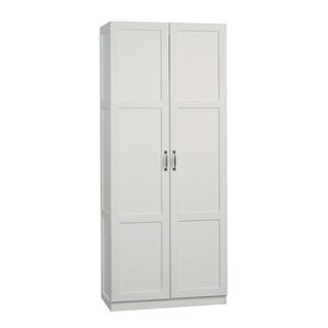 lot 1577 image: Sauder Select 2-Door Tall Storage Cabinet White Finish