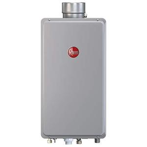 lot 1594 image: Rheem Mid-Efficiency 7.0GPM Indoor Natural Gas Tankless Water Heater
