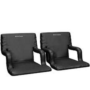 lot 1552 image: Home Complete Portable Reclining StadiumBeach Chairs (2 COUNT)