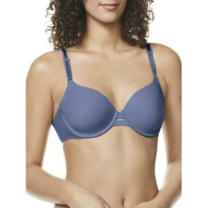 lot 1713 image: Blissful Benefits by Warner s� Women s Underarm Smoothing Underwire Bra RA3561W, Blue size unknown