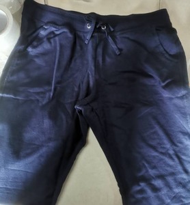 lot 1722 image: Hanes Large Dark Blue Drawstring Sweat Pants&nbsp