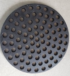 lot 10413 image: 7 Round Metal Drain Grate