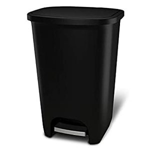lot 1730 image: Glad 20 Gallon  75 Liter Extra Capacity Plastic Step Trash Can with CloroxTM Odor Protection  Fits Kitchen Pro 20 Gallon Trash Bags (B07RDW46SL), 19 x 28