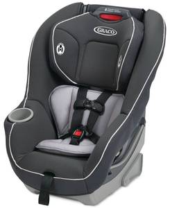 lot 1748 image: Graco Baby The Contender 65 Convertible Infant Car Seat, Manufactured In 05 26 22, Grey - Retail $169.99