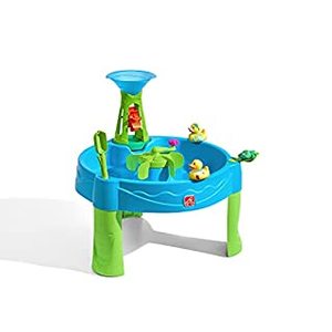 lot 2149 image: Step2 Duck Dive Water Table  Kids Water Table with Water Tower & 5-Pc Accessory Set, Multicolor, Basic (B07BFQDHH4)
