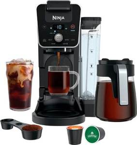 lot 2169 image: Ninja - DualBrew 12-Cup Coffee Maker with K-Cup compatibility and 3 brew styles - Black
