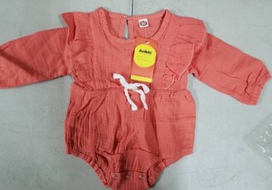 lot 2180 image: AeBAI Fashion Coral Onsie - Size 80 (12-24 months)