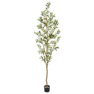 lot 3051 image: Nearly Natural 82 Olive Artificial Tree