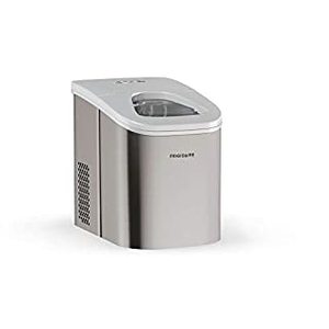 lot 3066 image: Frigidaire 26 lb. Countertop Ice Maker EFIC117-SS, Stainless Steel