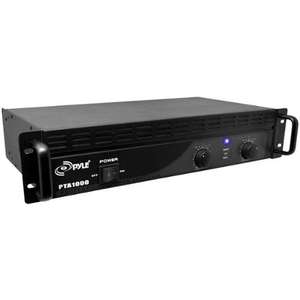 lot 3073 image: PylePro - Pro Pta1000 Professional Power Amplifier, 1000 Watt - Black