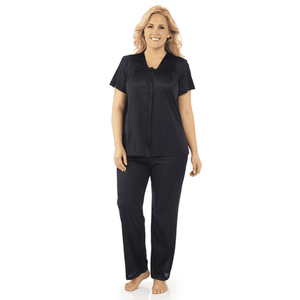lot 6035 image: Exquisite Form - Women s Short Sleeve Pajama - Style 90107 Large