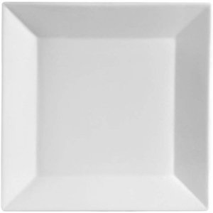 lot 6072 image: CAC China KSE-3 Kingsquare 3-Inch Super White Porcelain Square Plate, Box of 72