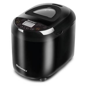 lot 6077 image: Elite Gourmet - 2lb Programmable Bread Machine Maker - Black