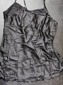 lot 6089 image: Avid Love Womenfts Mimi Slip Satin Black Size XXXL