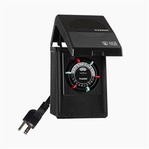 lot 7871 image: NSI Industries RHB32R 24 Hour 15A Outdoor Timer With 2 Grounded Outlet