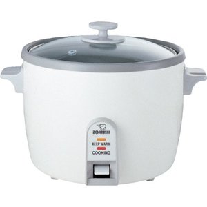 lot 7903 image: Zojirushi NHS-18WB 10 Cup (Uncooked) Rice CookerSteamerWarmer White