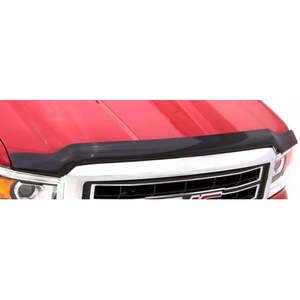 lot 10373 image: AVS 15-18 Ford F-150 Bugflector Medium Profile Hood Shield - Smoke