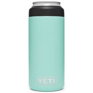 lot 10388 image: YETI Rambler 12 oz Colster BPA Free SLIM Can Insulator - Seafoam
