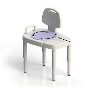 lot 10431 image: Maddak Sliding-Rotating Transfer Bench