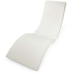 lot 10450 image: SwimWays Terra Sol Sonoma 2-in-1 Pool Float and Patio Chaise Lounge Chair White