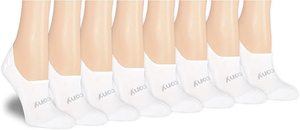 lot 1712 image: 7 Pairs Of Saucony Ankle Socks, White