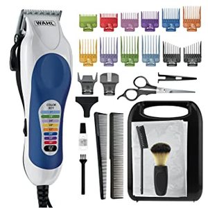 lot 2136 image: Wahl Color Pro Cordless Rechargeable Hair Clipper &amp Trimmer Easy Color-Coded Guide Combs - for Men, Women, &amp Children Model 9649P (B01N0993NM)
