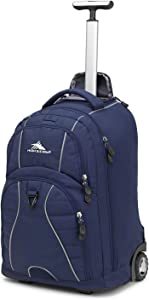 lot 2151 image: High Sierra Rolling Backpack -Blue