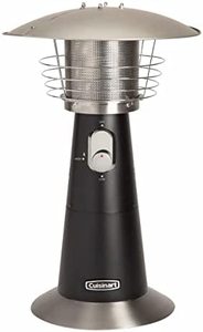lot 2165 image: Cuisinart Tabletop Patio Heater- Retail $179.99