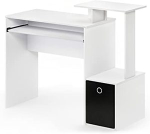 lot 2187 image: Furinno Computer Desk- Minor Corner Damage