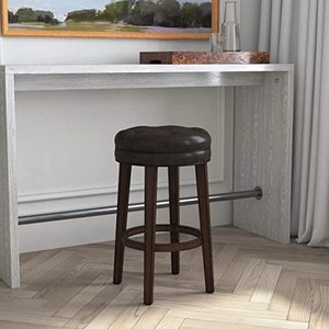 lot 3083 image: Hillsdale Furniture Backless Swivel Stool Black