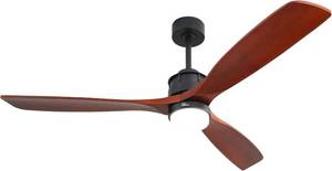 lot 3108 image: Sofucore 60 Wood 3 Blade Ceiling Fan
