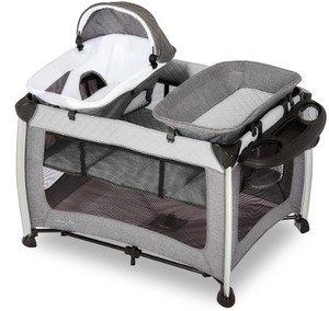 lot 3111 image: Dream On Me Grey Playard&nbsp(stock photo approximate)