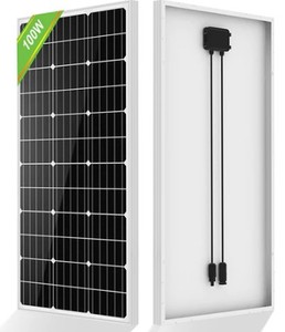 lot 3115 image: Eco-Worthy 100W 12V Monocrystalline Solar Panel 40x20
