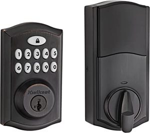 lot 6039 image: Kwikset Smartcode 913 Touchless Electronic Deadbolt