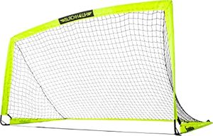 lot 7826 image: Franklin Blackhawk Fiberglass Soccer Goal Neon 1