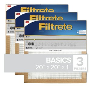 lot 7884 image: 3M Air Filter 20in x 20in x 1in 2 Pack