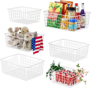 lot 7894 image: Hazle Township Shelf Baskets 6 Pack