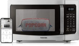 lot 7905 image: TOSHIBA ML-EM34P(SS) Smart Countertop Microwave