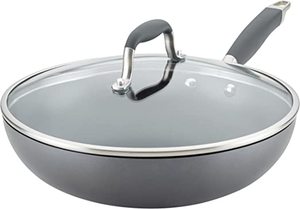 lot 7917 image: Anolon Advanced Hard Anodized Nonstick Frying Pan Fry Pan Saute Pan