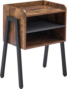 lot 10364 image: Vecelo Wood And Metal Night Stand