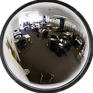 lot 10380 image: 26 Round Reflective Safety Mirror