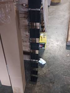 lot 5206 image: Lot of (3) Zon Wire Gravity Display - Black - In Boxes
