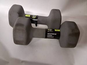 lot 5109 image: 2 (10lb) Neoprene Hand Weight