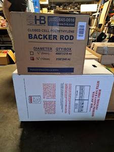 lot 5154 image: 2 Boxes of Backer Rod