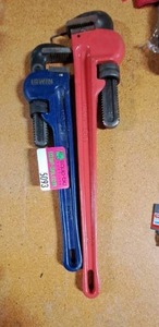 lot 5093 image: (2) Pipe Wrenches