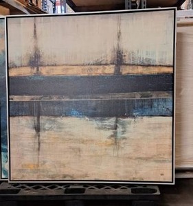 lot 5346 image: ��Like a Boss�� canvass framed 48 x 48 Wall Art Joshua Schicker retail $550