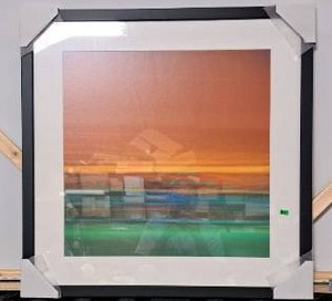 lot 5350 image: 30in�30in Picture Art Home Decor with Frame